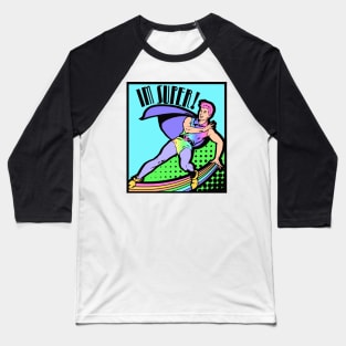 Rainbow Surfer Baseball T-Shirt